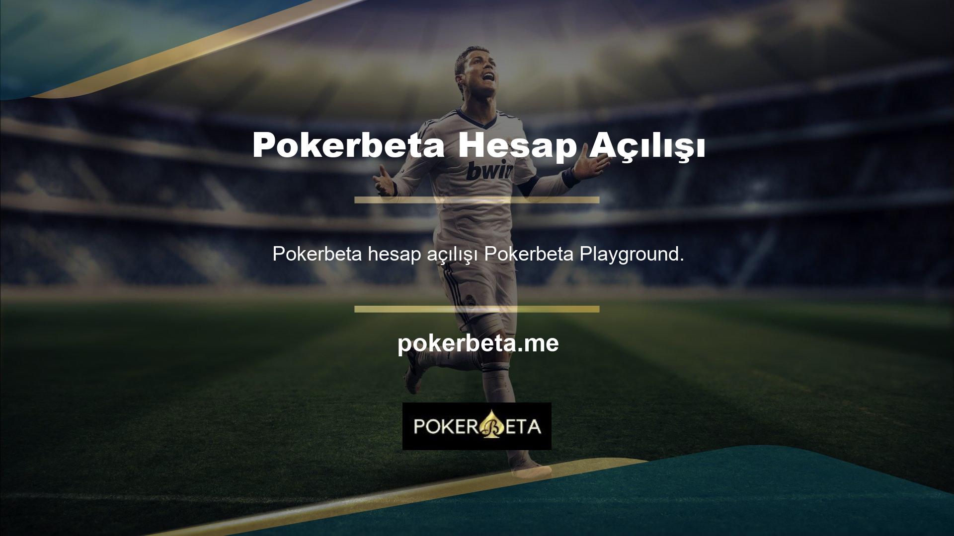 Pokerbeta hesabınızı açtıktan sonra kayıt adımını tamamlayın ve dünya lideri ve ulusal bahis departmanı ile bir siteden yararlanın! Kullanıcıların kaydolmadan önce kuralları ve kuralları kontrol etmeleri gerekir